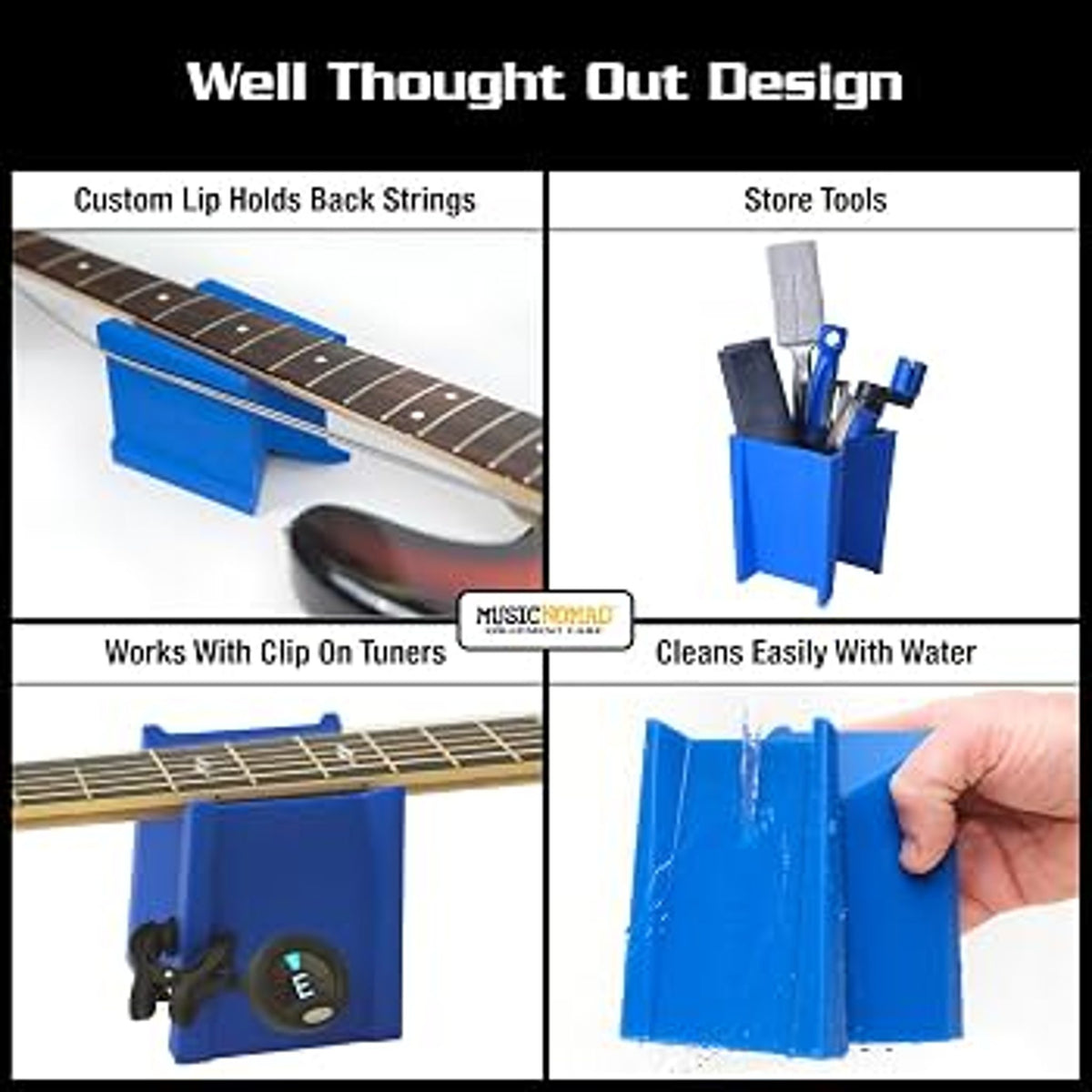 Music Nomad MN207 Instrument Work Mat 36x17 Premium Cradle