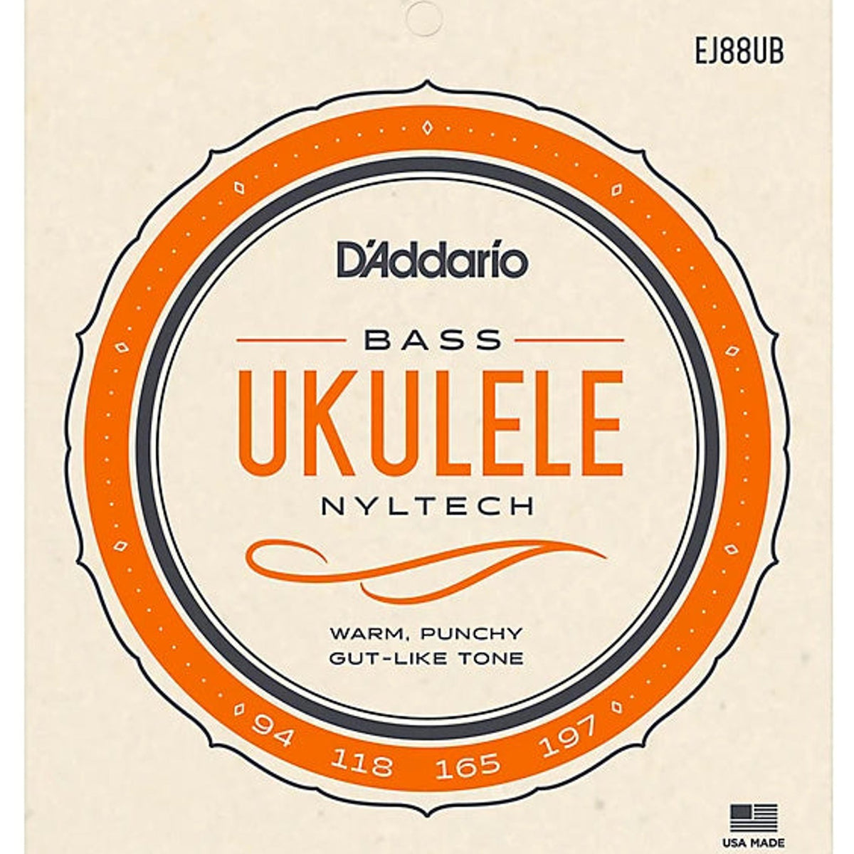D'Addario EJ88UB Nyltech Ukulele Bass Strings