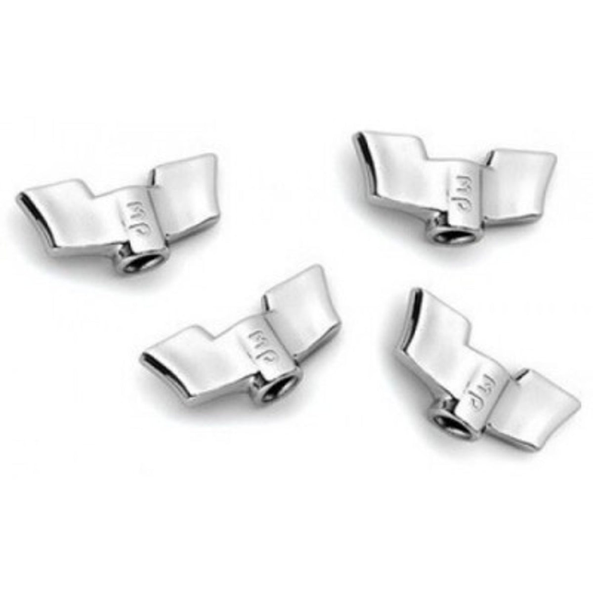 DW 8mm Wing Nut Cymbal Tilter Chrome, Pack of 4 DWSM2007