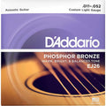 D'Addario EJ26 Phosphor Bronze Acoustic Guitar Strings, Custom Light .011-.052