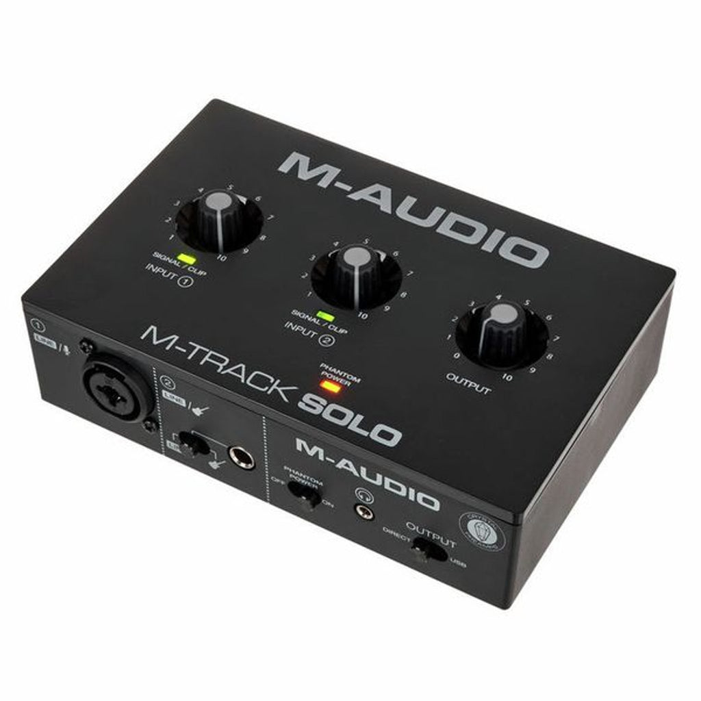 M-Audio M-Track Duo USB Audio Interface 2021 Black