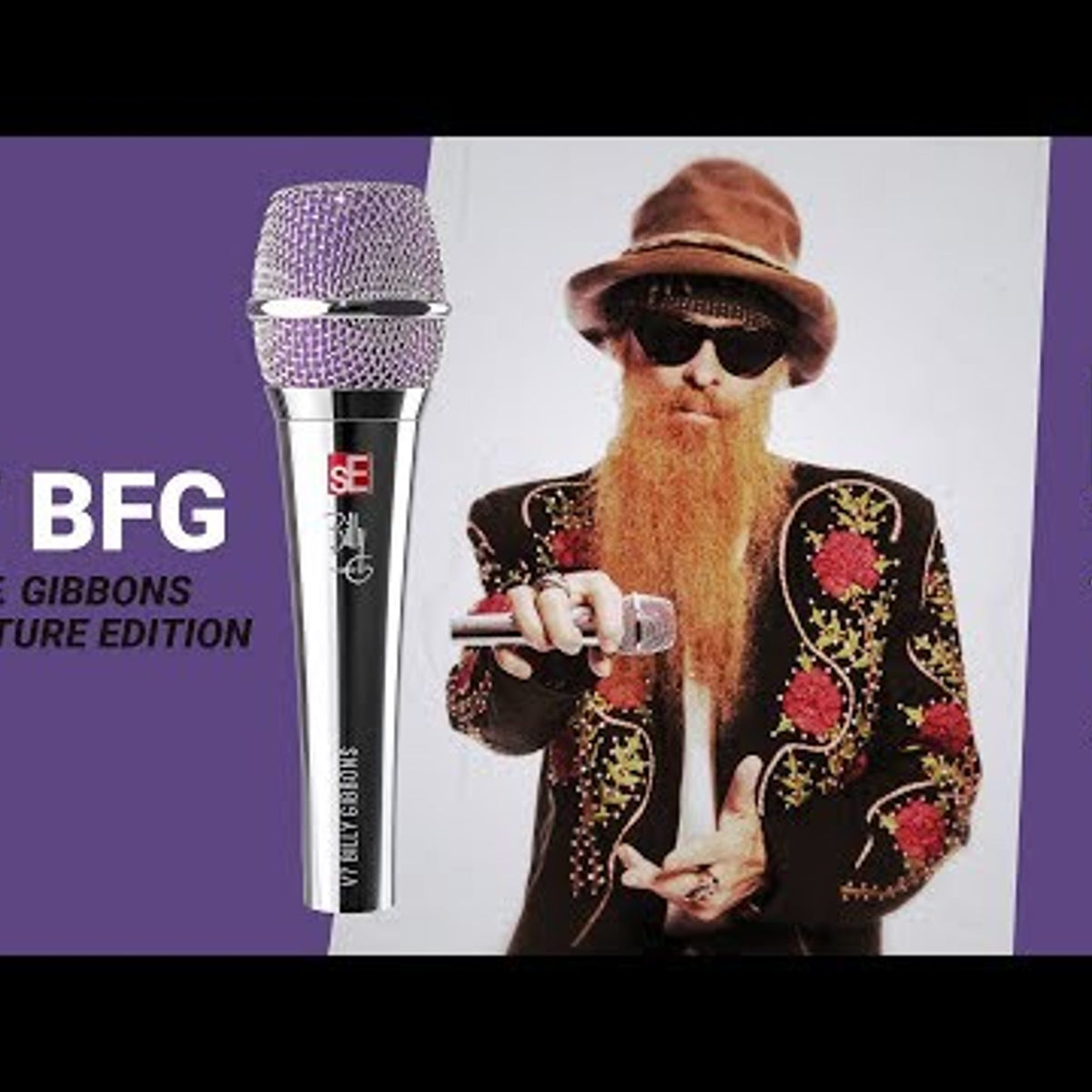 SE Electronics V7 BFG Billy Gibbons Signature Microphone