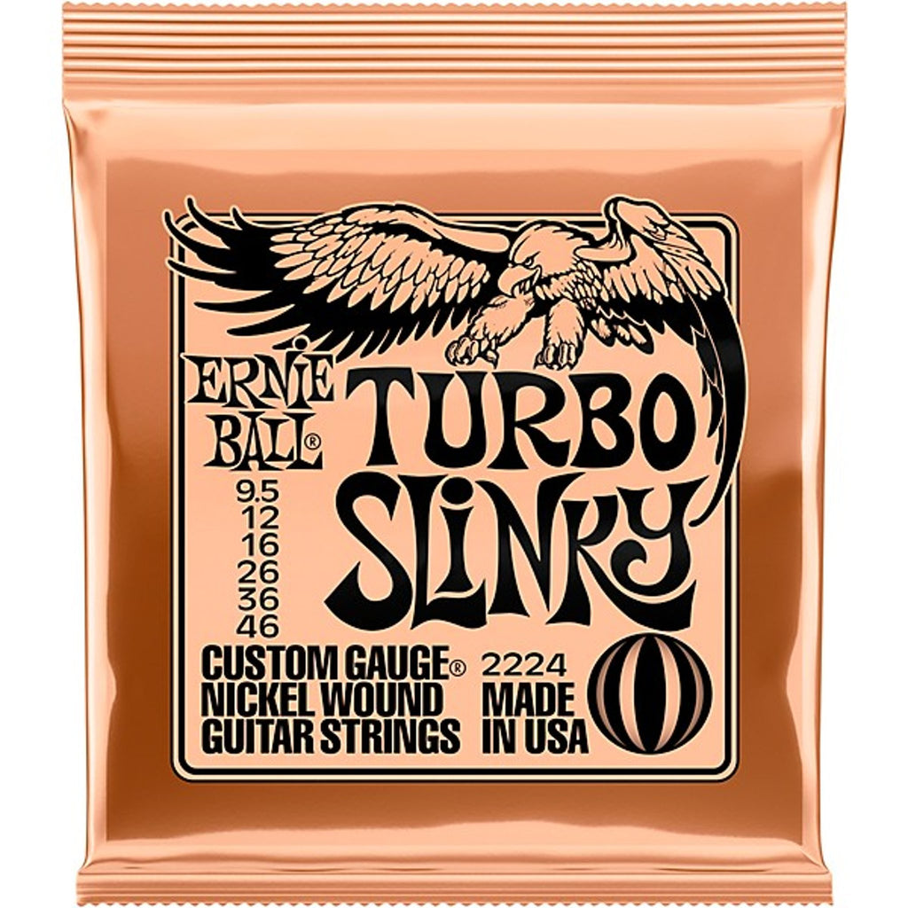 Ernie Ball Turbo Slinky Nickel Wound Guitar Strings 9.5-46
